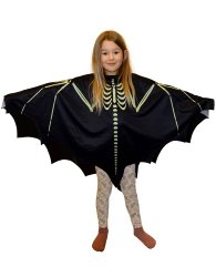 Poncho skeleton bat kid 