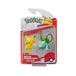 Pokémon Battle Figures - Pikachu & Bulbasaur