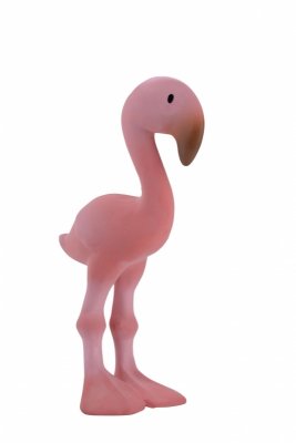 Kikadu Bitleksak - Flamingo 100 % Naturgummi