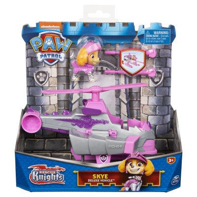 Paw Patrol Rescue Knights deluxe vehicle Skye