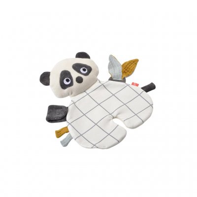 Kikadu Snuttefilt med napphållare - Panda