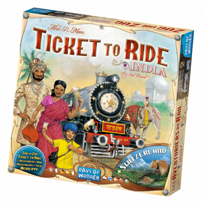 Ticket to Ride Expansion - Indien & Schweiz